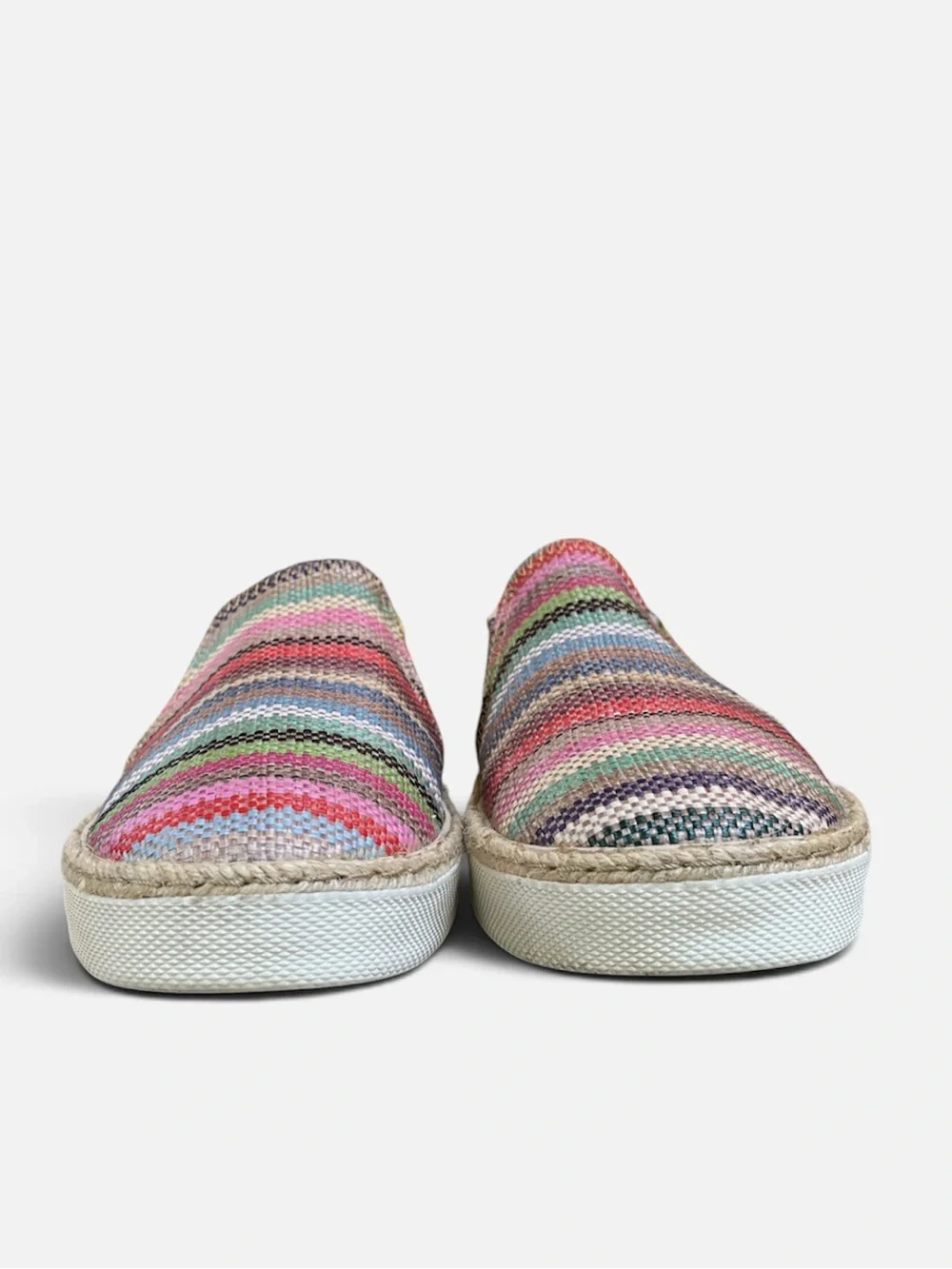 Jack Rogers Tucker Multi Striped Slip-on Sneaker Size 9